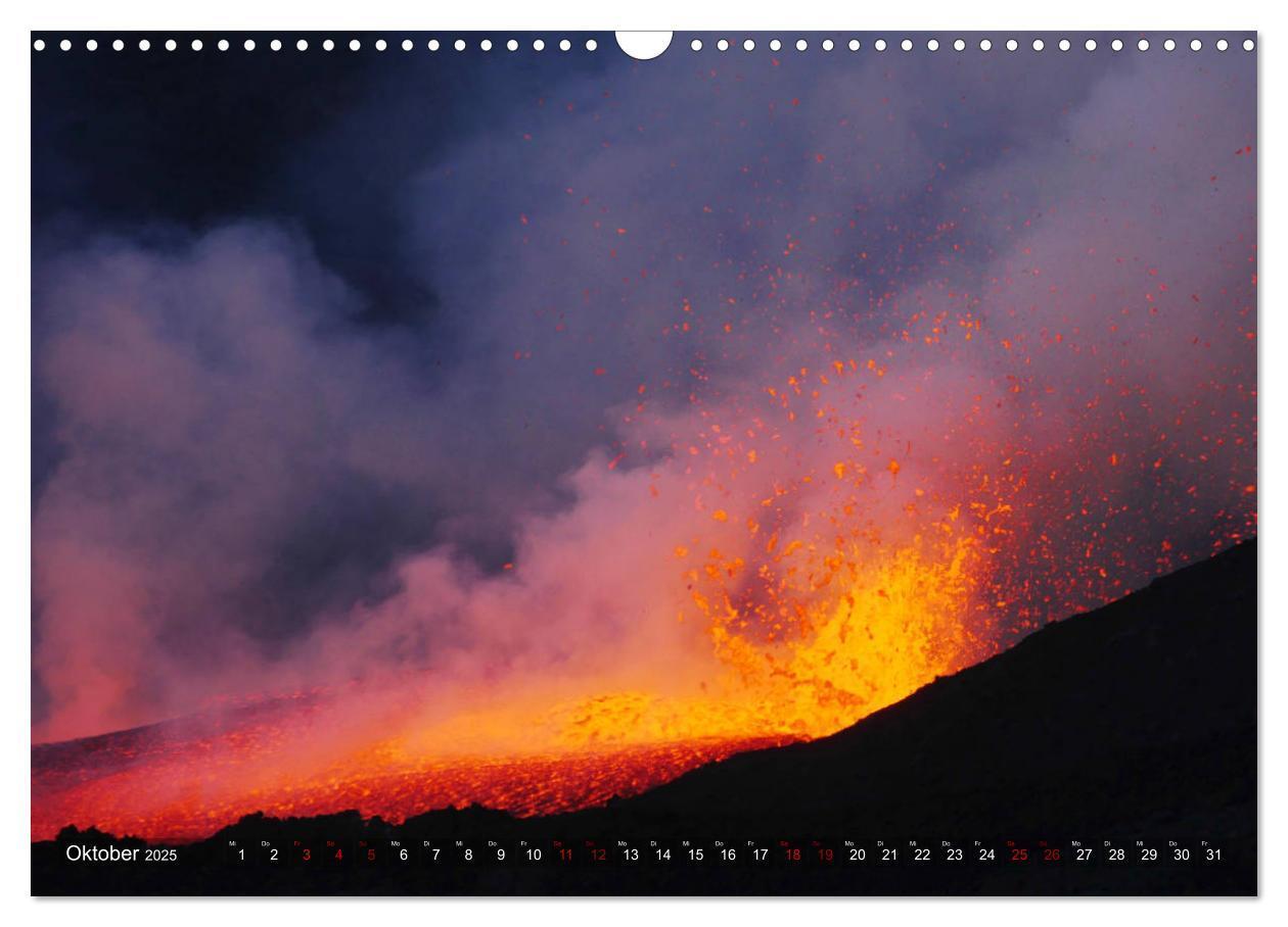 Bild: 9783435435968 | Vulkane - Magma, Lava, Eruptionen (Wandkalender 2025 DIN A3 quer),...