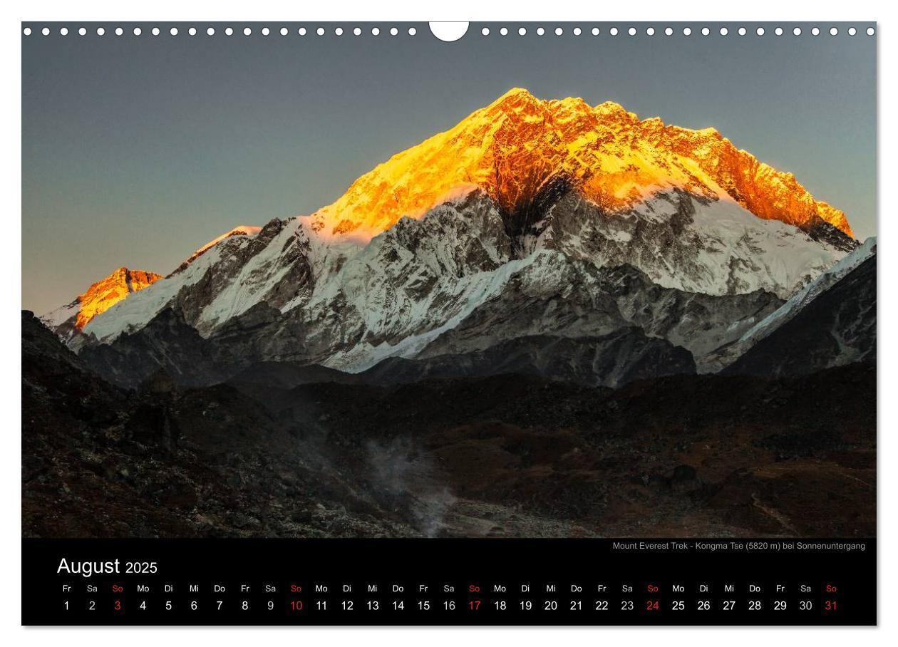 Bild: 9783435810475 | Mount Everest Trek (Wandkalender 2025 DIN A3 quer), CALVENDO...