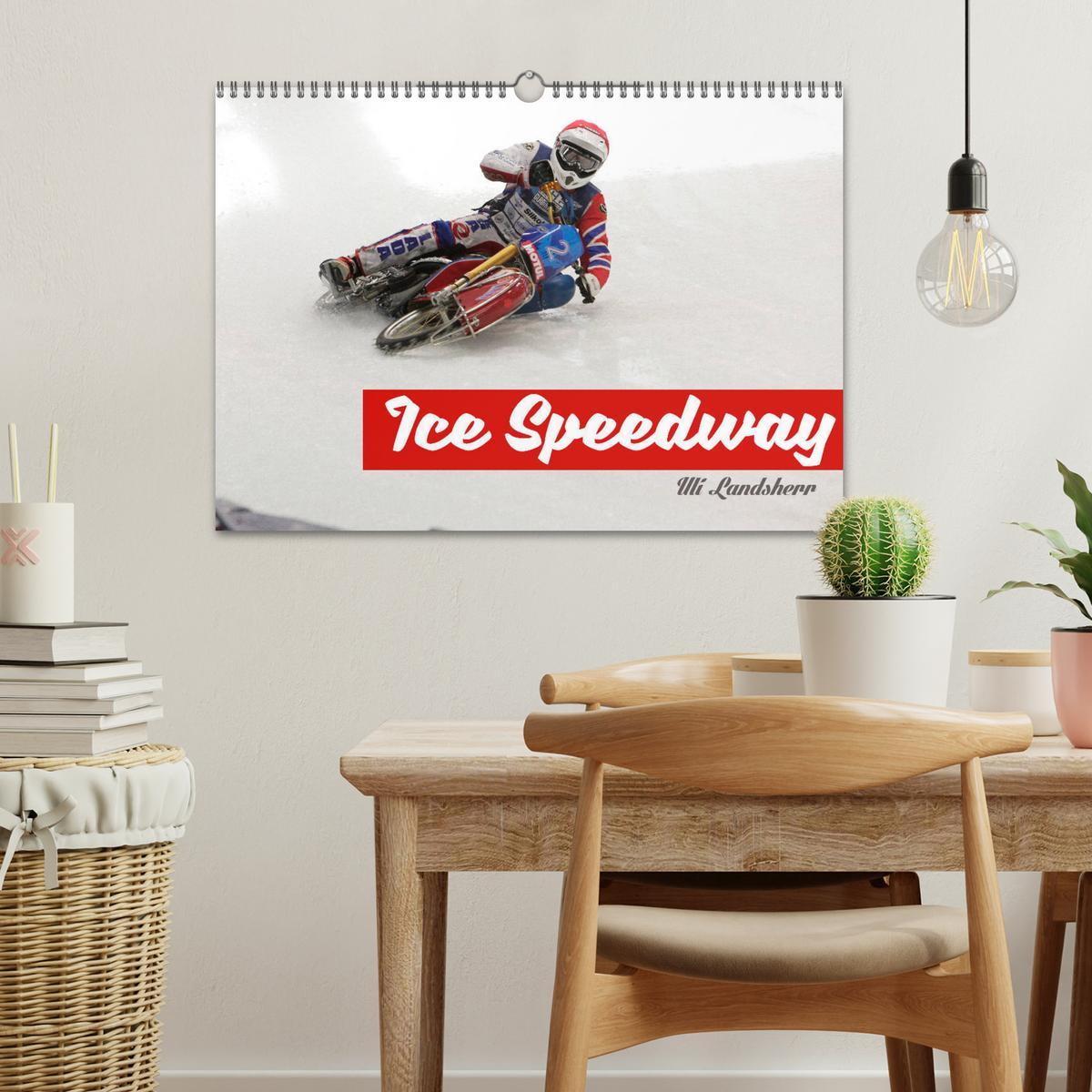 Bild: 9783435131143 | Ice Speedway (Wandkalender 2025 DIN A3 quer), CALVENDO Monatskalender