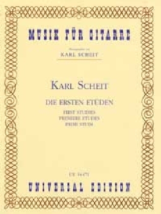 Cover: 9783702413040 | Die ersten Etüden | für Gitarre. | Karl Scheit | Noten | 2013