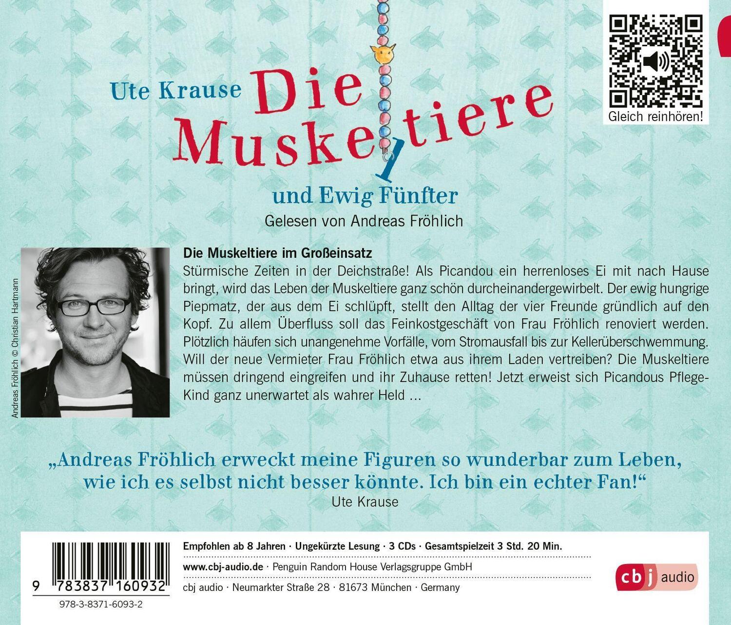 Bild: 9783837160932 | Die Muskeltiere und Ewig Fünfter | Ute Krause | Audio-CD | Deutsch