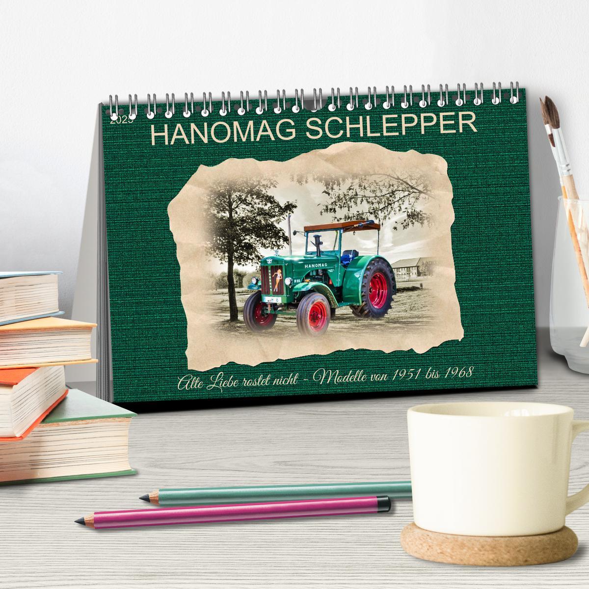 Bild: 9783383864209 | Hanomag Schlepper (Tischkalender 2025 DIN A5 quer), CALVENDO...