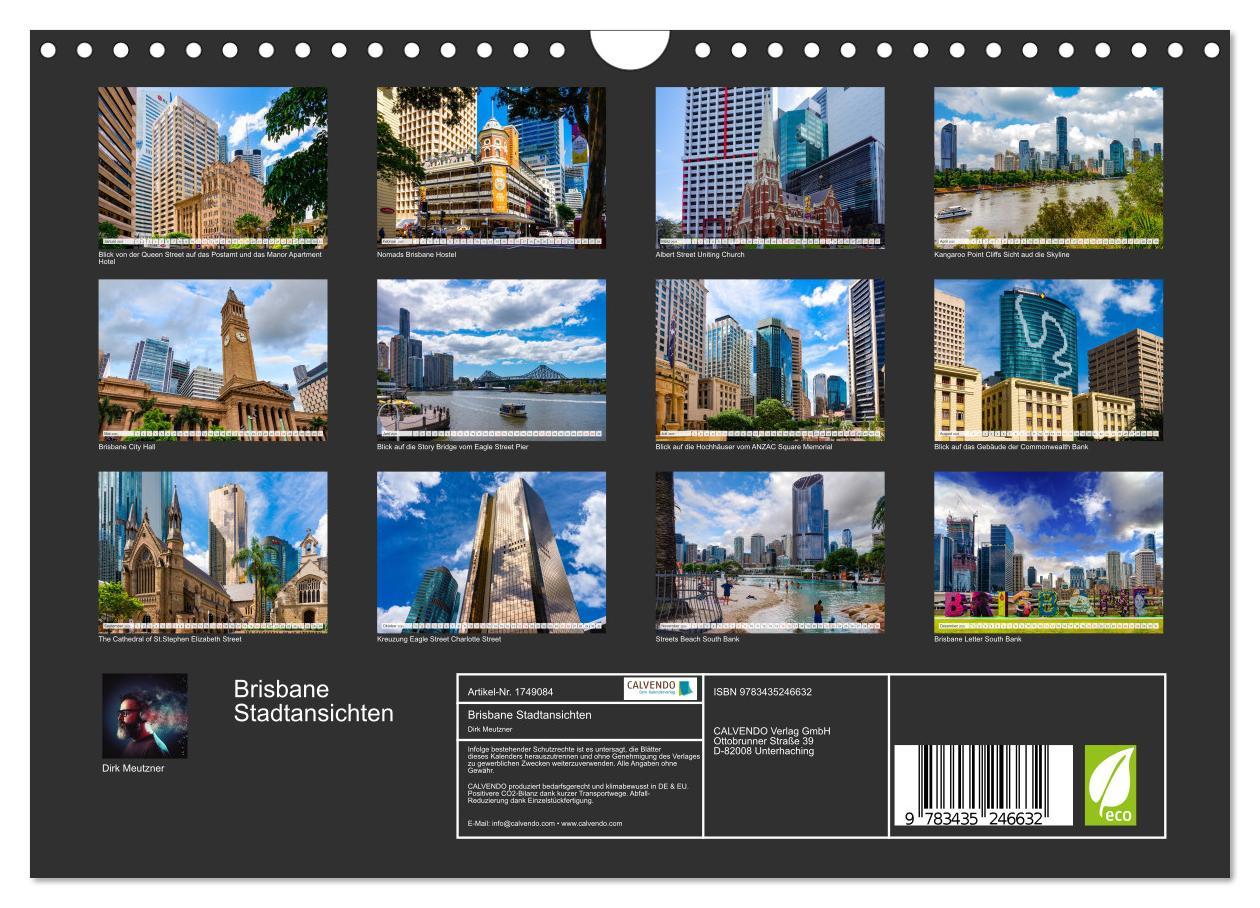 Bild: 9783435246632 | Brisbane Stadtansichten (Wandkalender 2025 DIN A4 quer), CALVENDO...