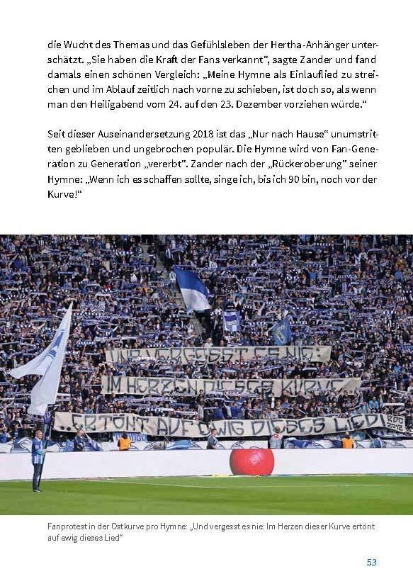 Bild: 9783964231055 | "Nur nach Hause geh'n wir nicht" | 30 Jahre Frank Zanders Hertha-Hymne