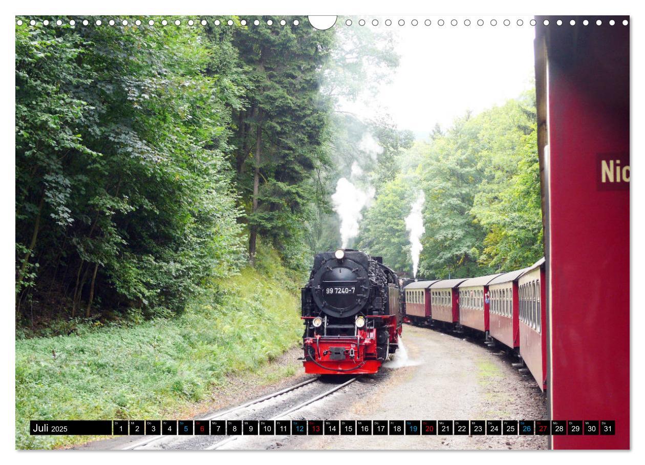 Bild: 9783435352678 | Dampf am Brocken - Die Harzquerbahn (Wandkalender 2025 DIN A3...