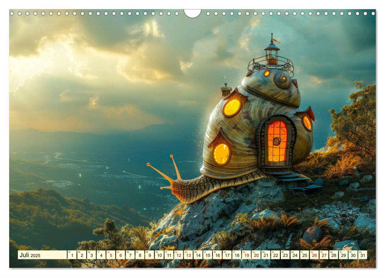 Bild: 9783383792588 | My home is my castle - flotte Schnecken unterwegs (Wandkalender...