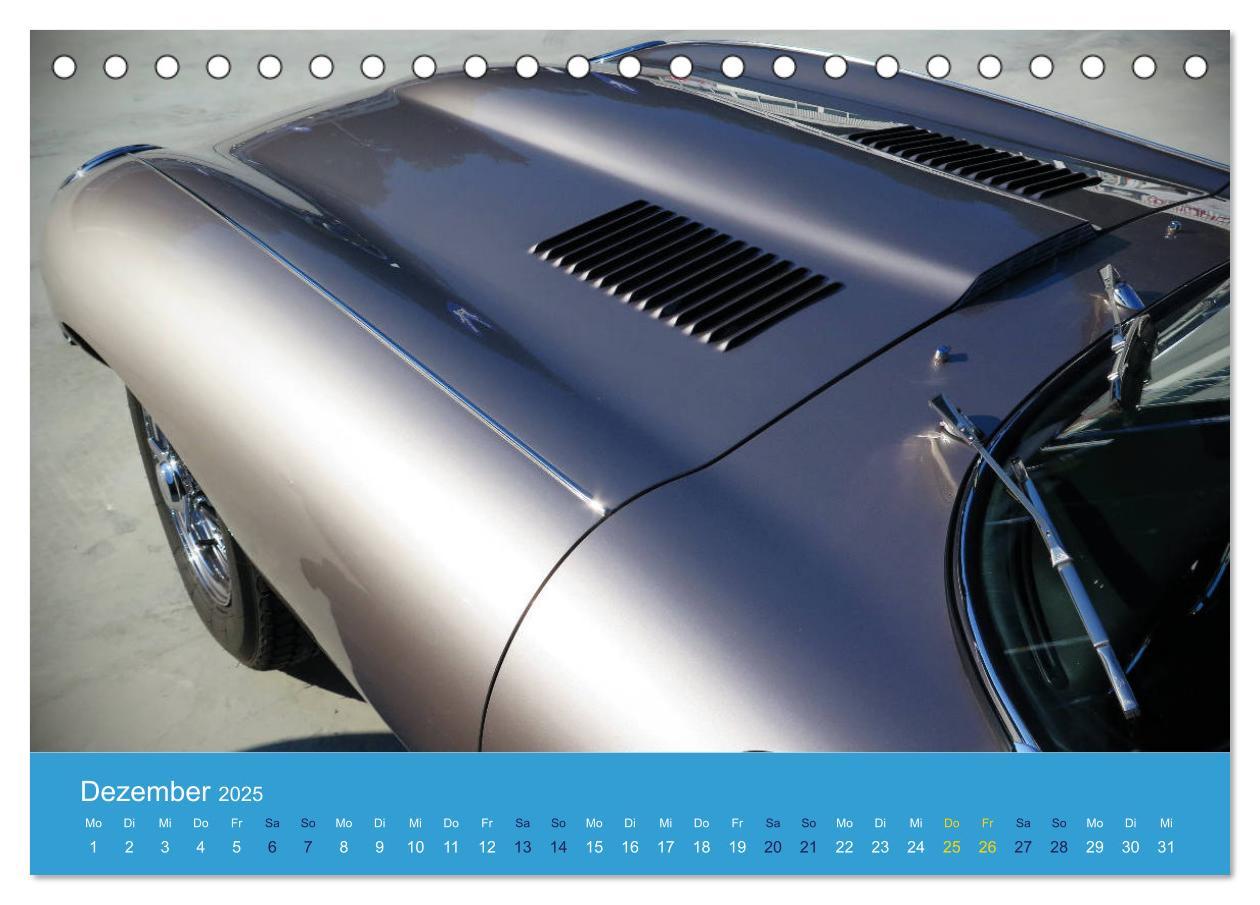 Bild: 9783435134243 | Jaguar E-Type Memorial (Tischkalender 2025 DIN A5 quer), CALVENDO...