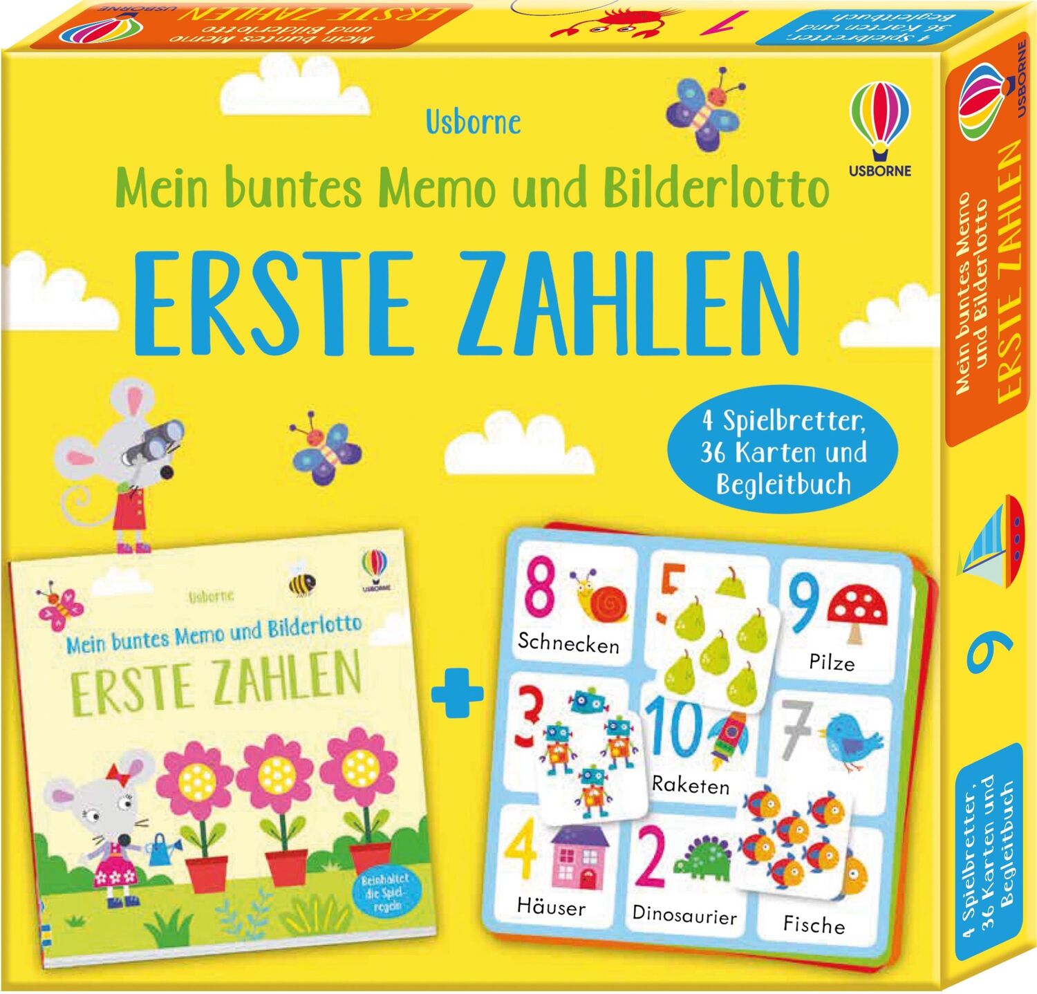 Cover: 9781789418842 | Mein buntes Memo und Bilderlotto: Erste Zahlen | Kate Nolan | Stück