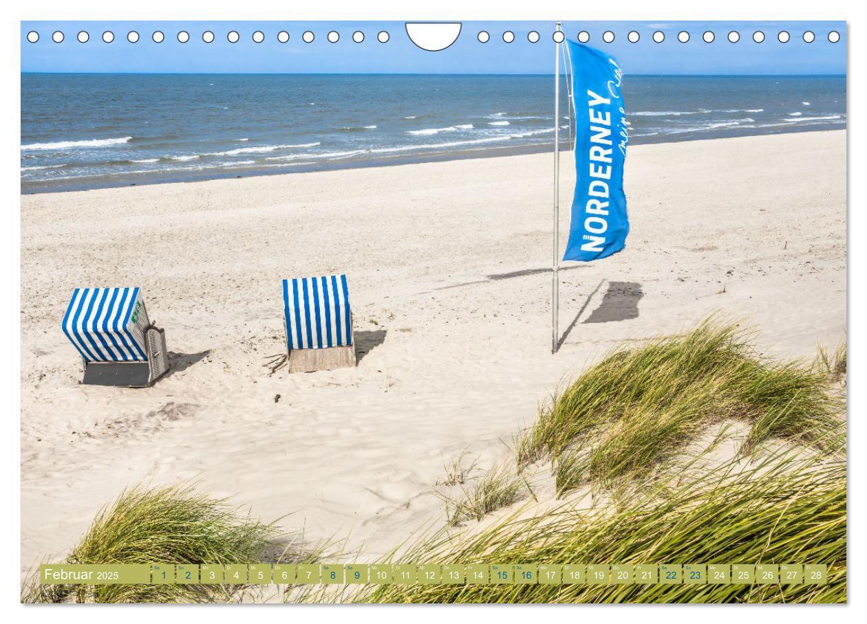 Bild: 9783457209387 | Norderney Sehnsuchtskalender (Wandkalender 2025 DIN A4 quer),...