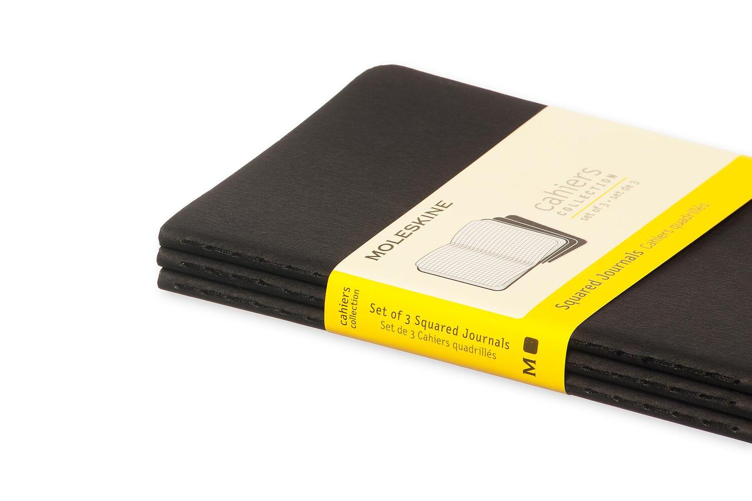 Bild: 9788883704901 | Moleskine Cahier pocket kariert schwarz DIN A6. 3er Pack | Taschenbuch