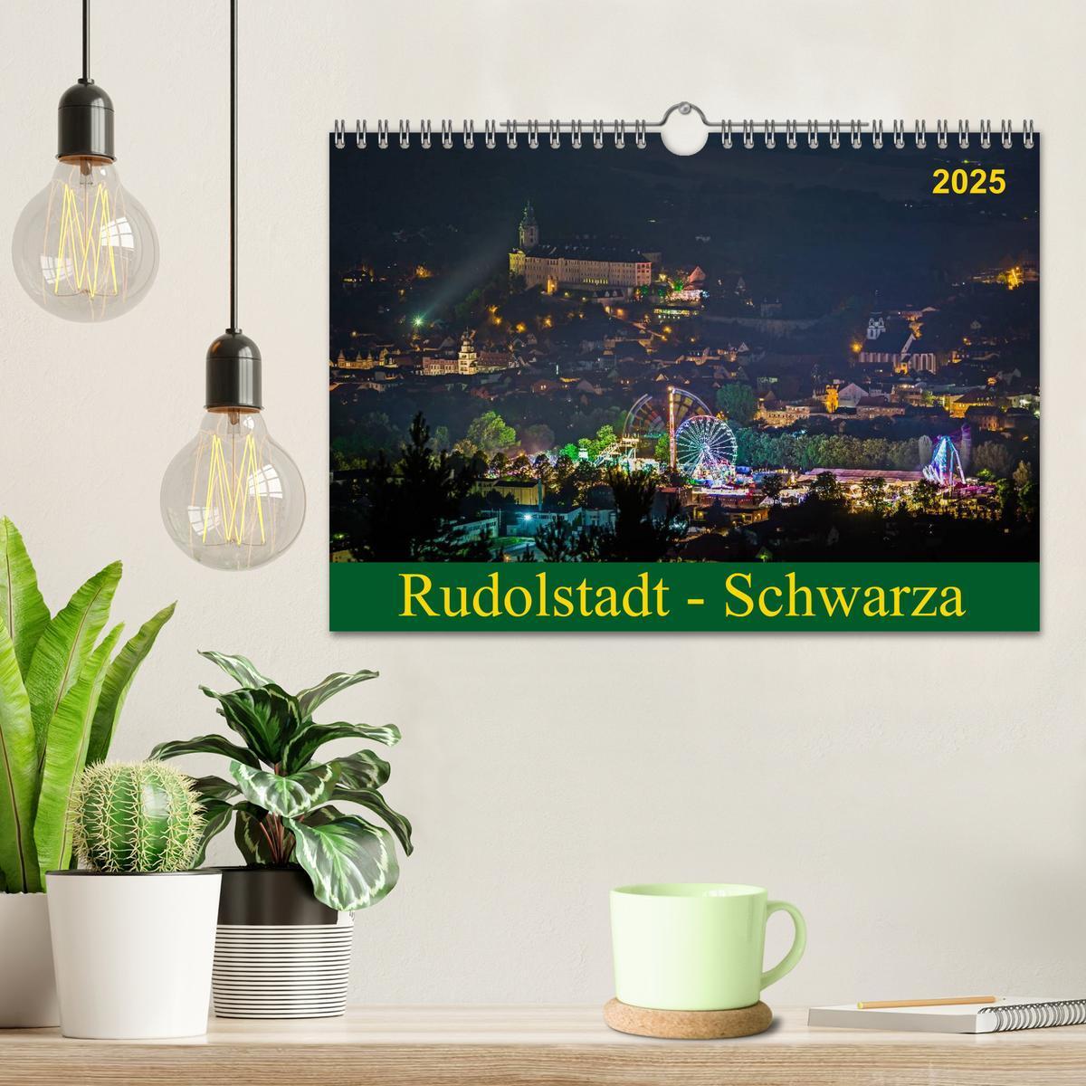 Bild: 9783435557714 | Rudolstadt - Schwarza (Wandkalender 2025 DIN A4 quer), CALVENDO...