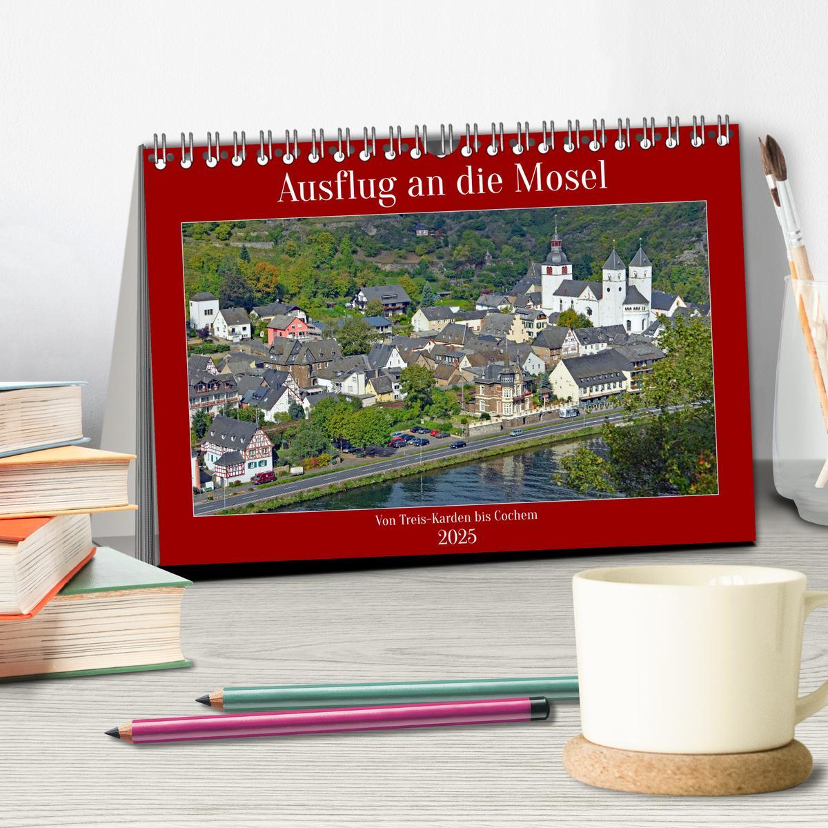 Bild: 9783435158416 | Ausflug an die Mosel (Tischkalender 2025 DIN A5 quer), CALVENDO...