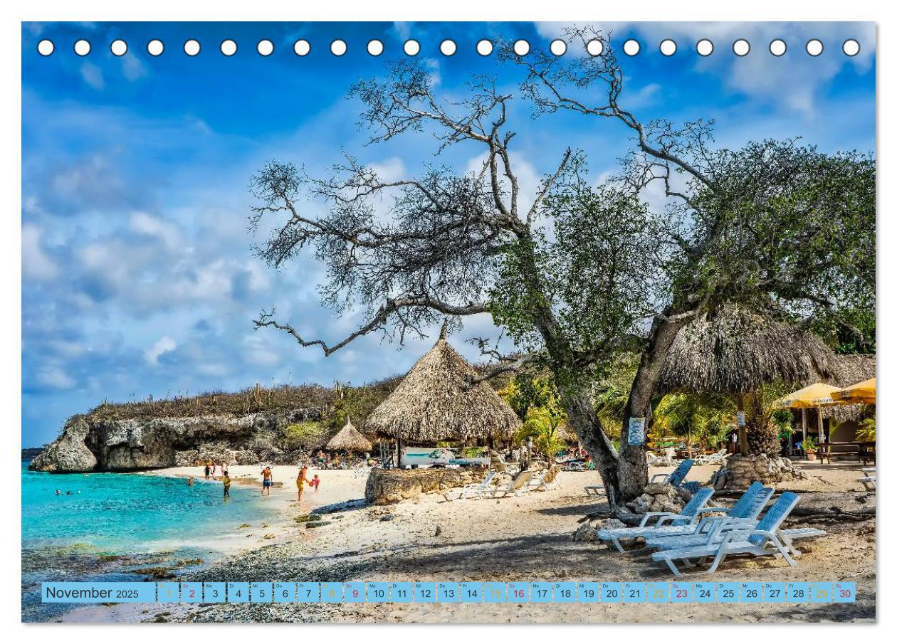 Bild: 9783435568109 | Curaçao - bunte Insel in der Karibik (Tischkalender 2025 DIN A5...