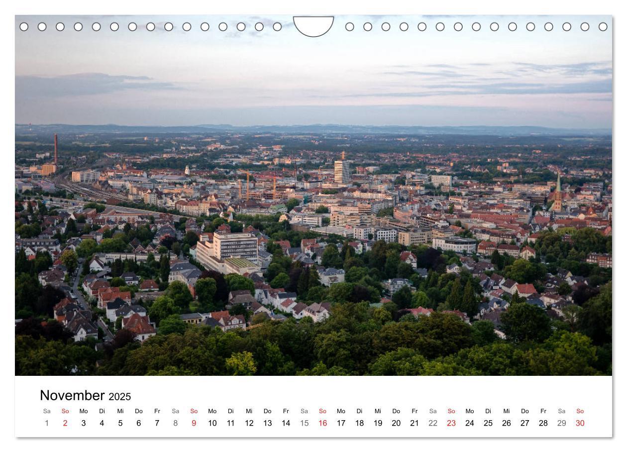 Bild: 9783435451968 | BIELEFELD aus der Vogelperspektive (Wandkalender 2025 DIN A4 quer),...