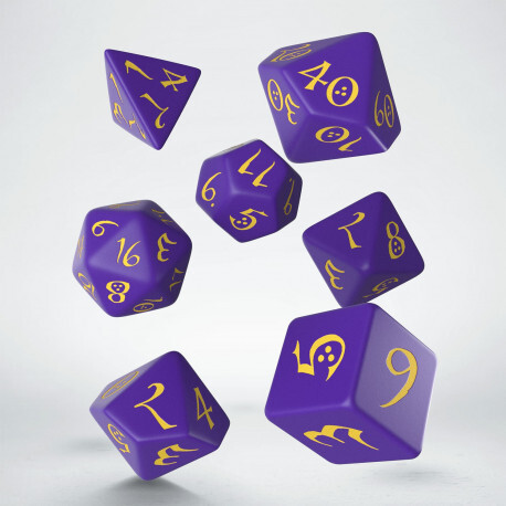 Cover: 5907699493678 | Classic RPG Purple &amp; yellow Dice Set (7) | Auslaufartikel | Q-Workshop