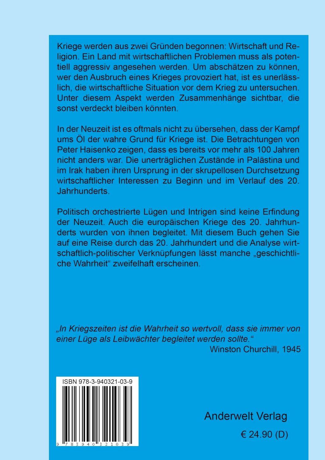 Rückseite: 9783940321039 | England, die Deutschen, die Juden und das 20. Jahrhundert | Haisenko