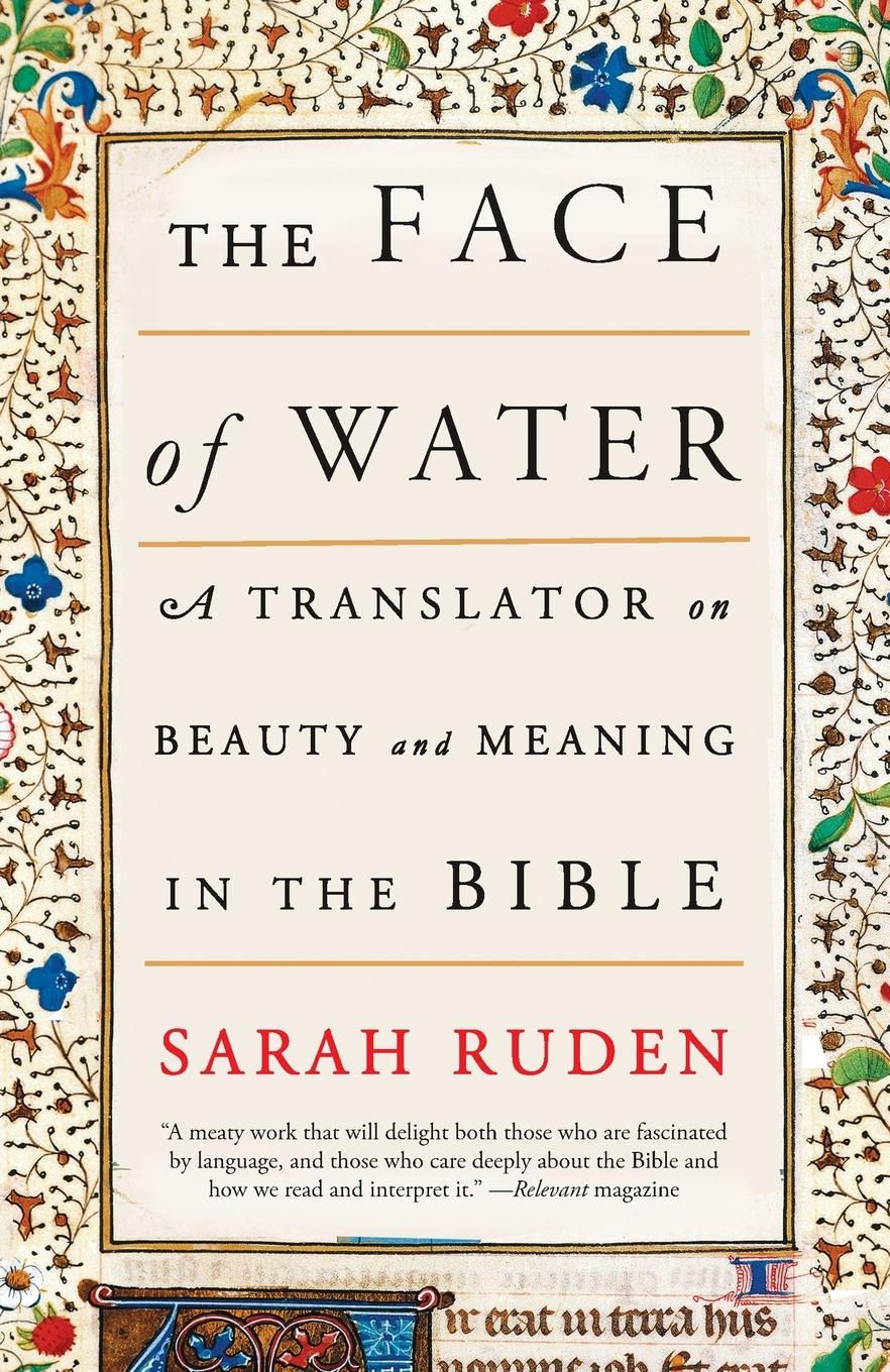 Cover: 9780525563655 | The Face of Water | A Translator on Beauty and Meaning in the Bible