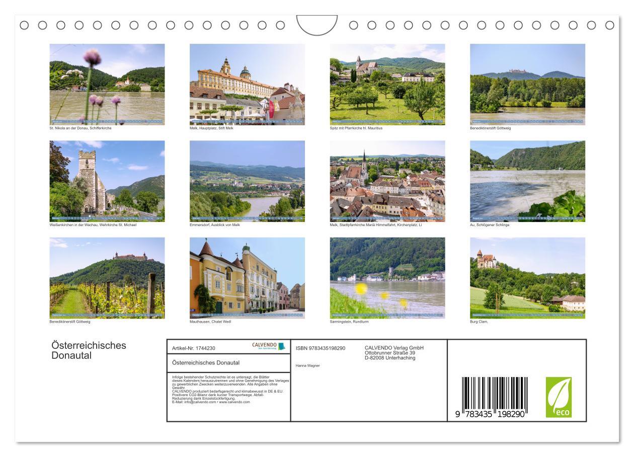 Bild: 9783435198290 | Österreichisches Donautal (Wandkalender 2025 DIN A4 quer), CALVENDO...