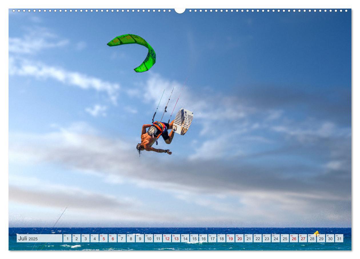 Bild: 9783435100187 | Faszination Kitesurfen (Wandkalender 2025 DIN A2 quer), CALVENDO...