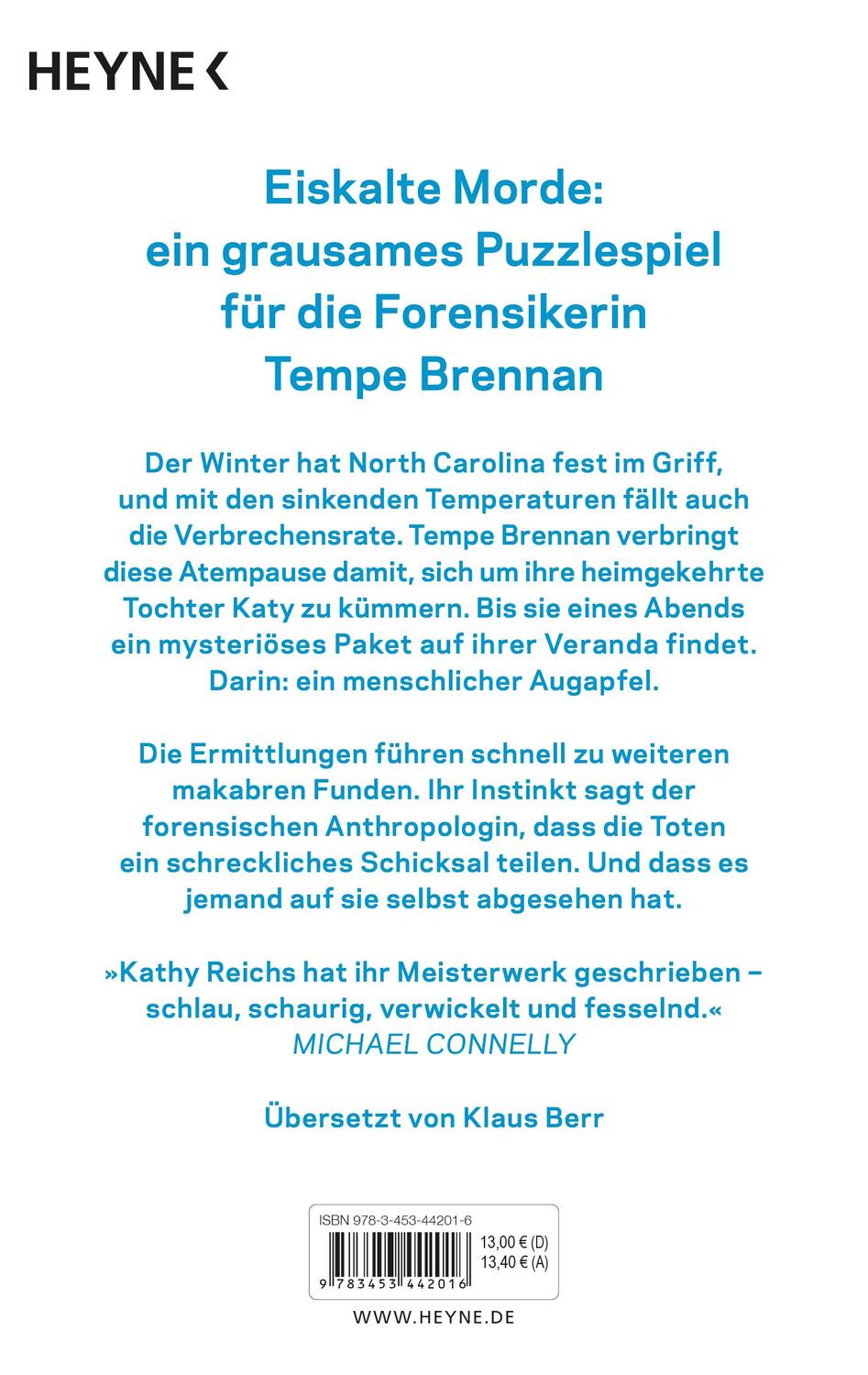 Bild: 9783453442016 | Kalte, kalte Knochen | Ein neuer Fall für Tempe Brennan | Kathy Reichs