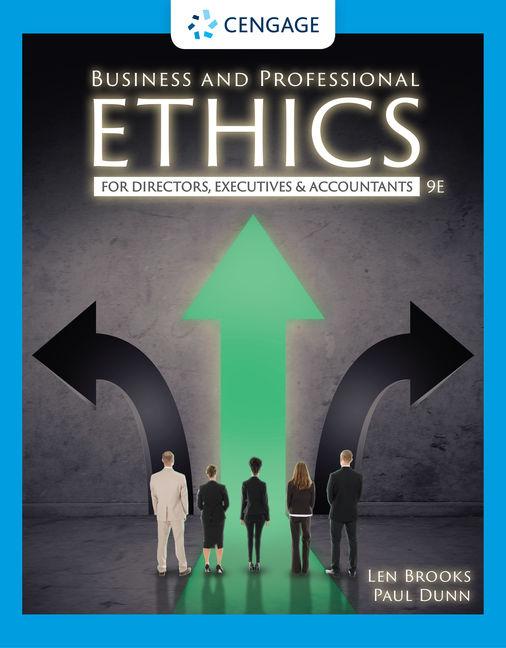 Cover: 9780357441886 | Business and Professional Ethics | Leonard J. Brooks (u. a.) | Buch