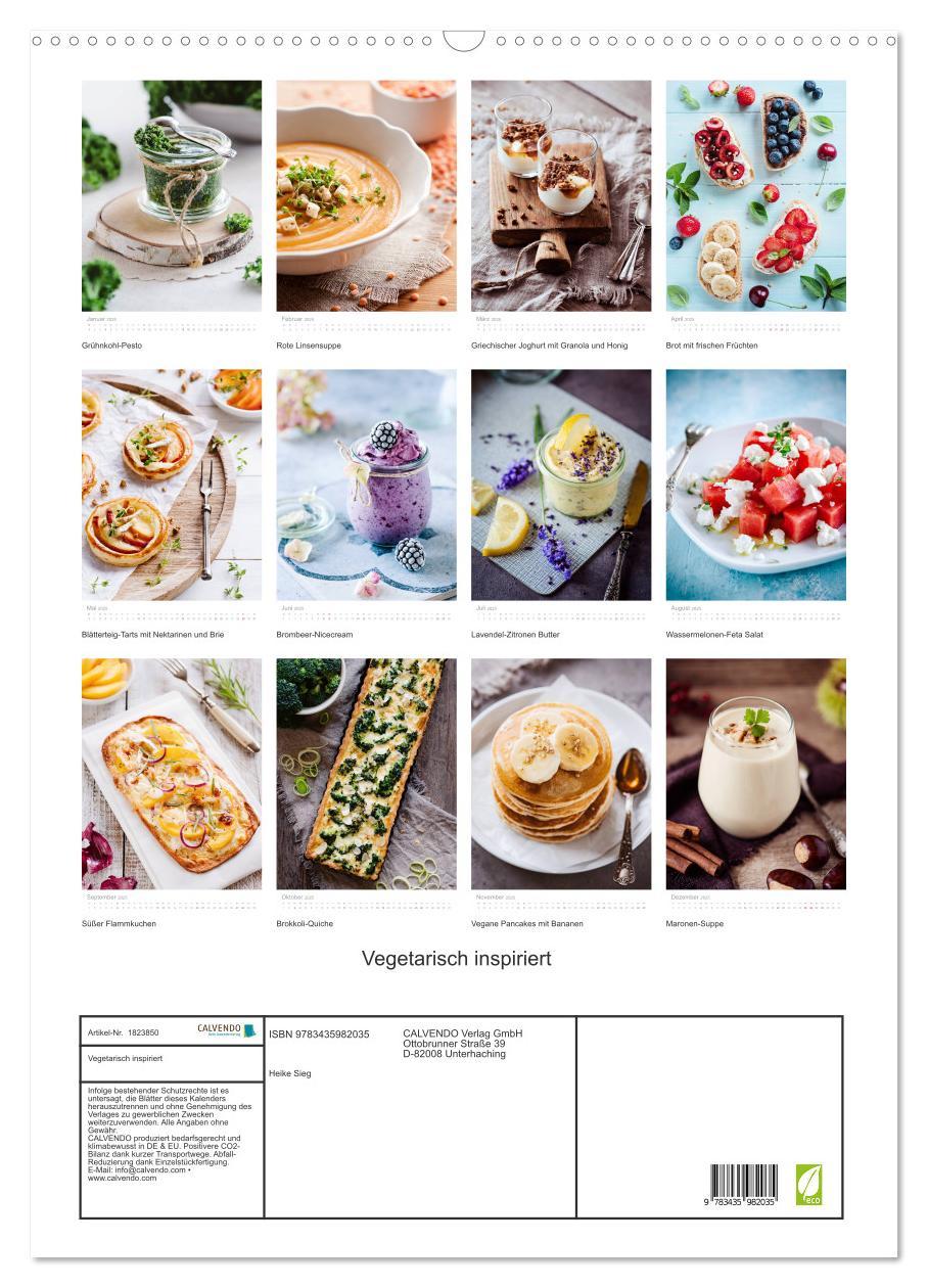 Bild: 9783435982035 | Vegetarisch inspiriert (Wandkalender 2025 DIN A2 hoch), CALVENDO...