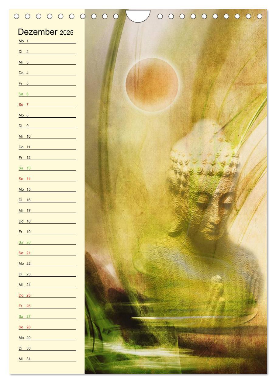 Bild: 9783457079119 | Buddha (Wandkalender 2025 DIN A4 hoch), CALVENDO Monatskalender | 2025