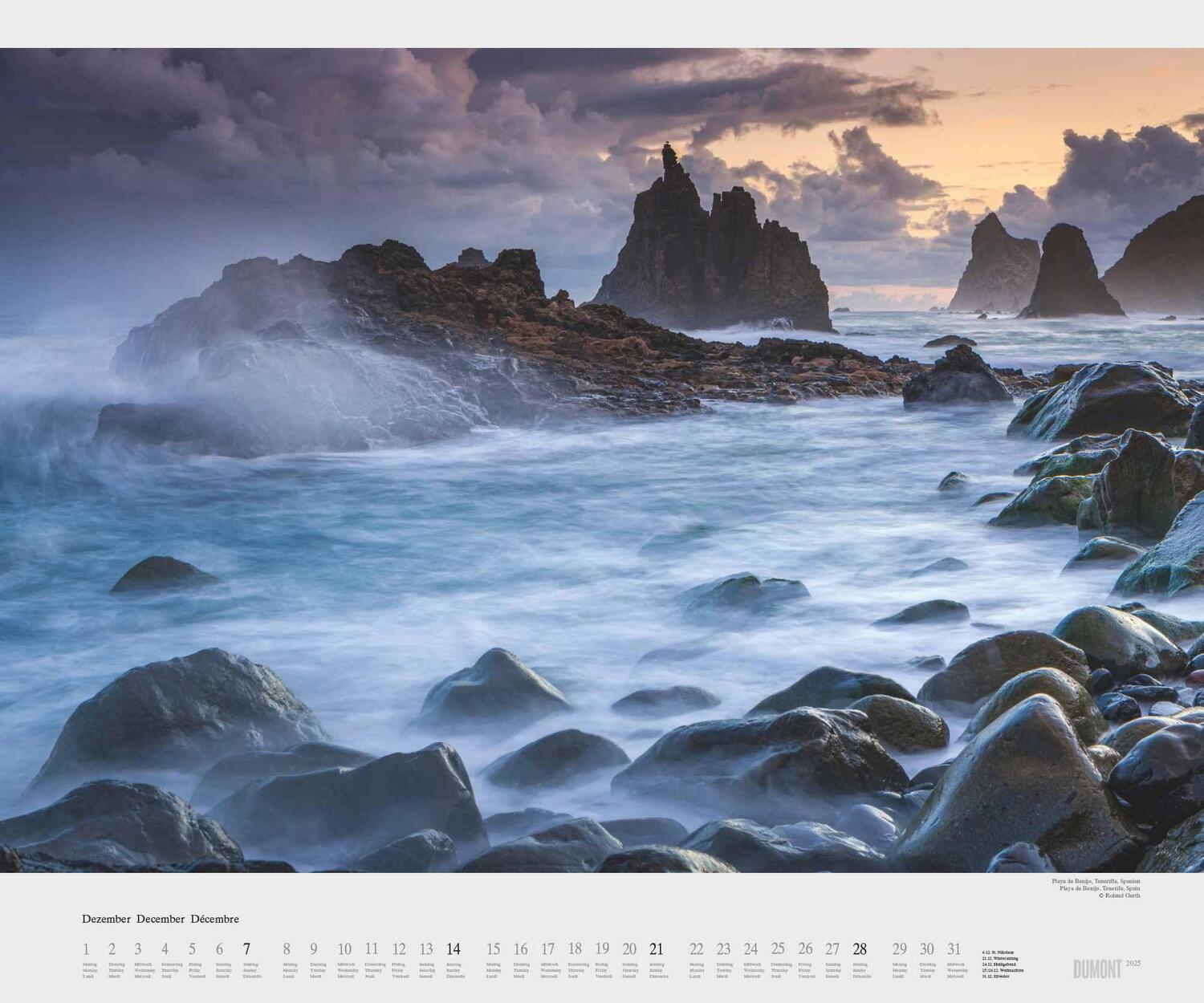 Bild: 4250809653419 | Das Meer 2025 - Natur-Fotografie von Roland Gerth - Wandkalender 60...