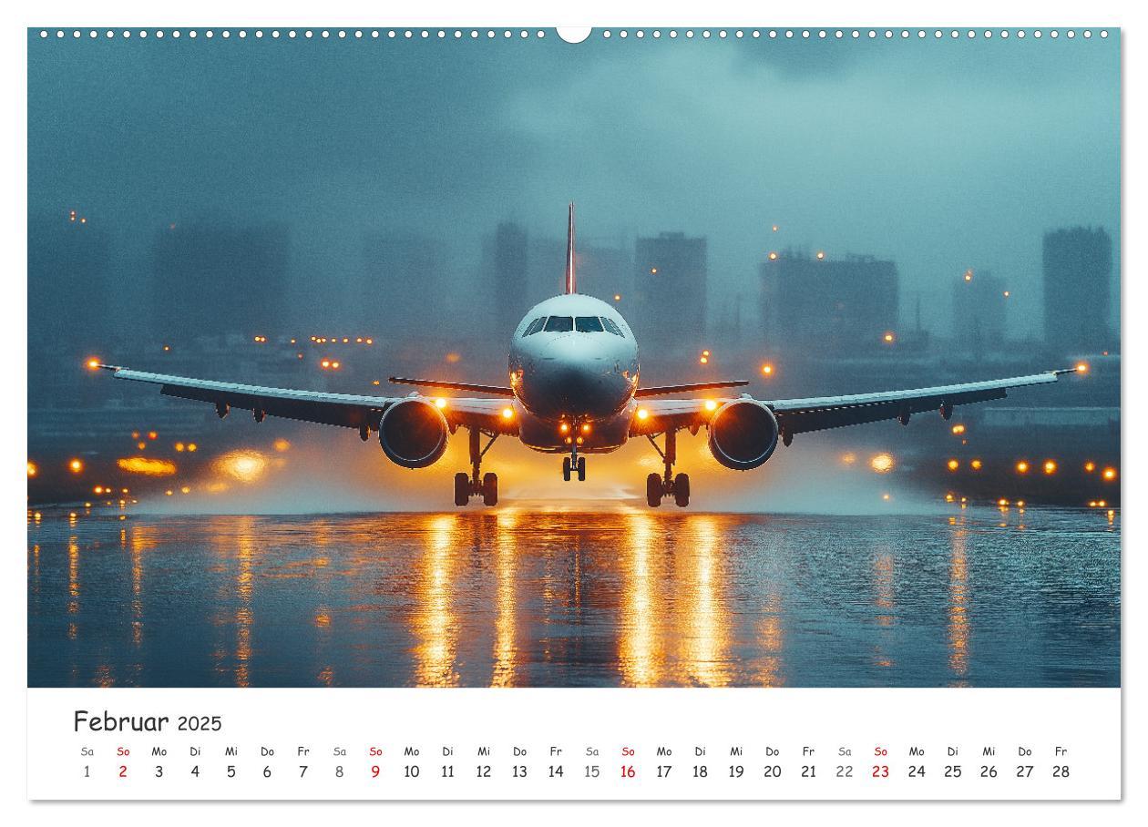 Bild: 9783457214084 | Flugzeugkalender - Die schönsten Passagiermaschinen (hochwertiger...