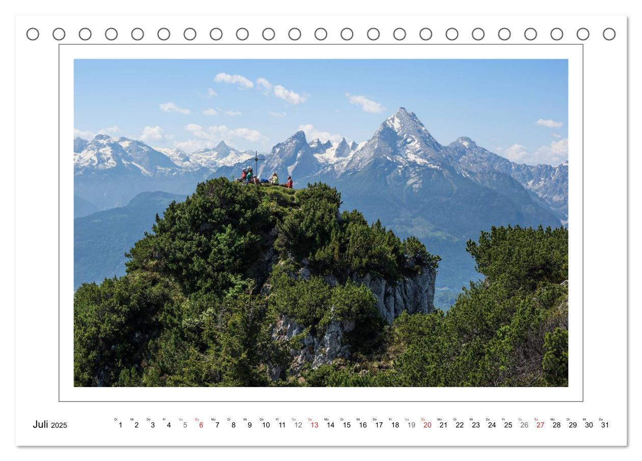 Bild: 9783435463428 | Rund um den Watzmann (Tischkalender 2025 DIN A5 quer), CALVENDO...