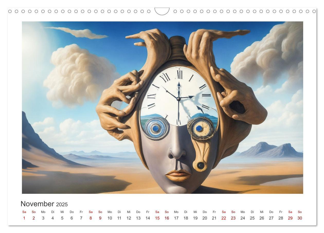 Bild: 9783383856846 | Zeit ist abstrakt (Wandkalender 2025 DIN A3 quer), CALVENDO...