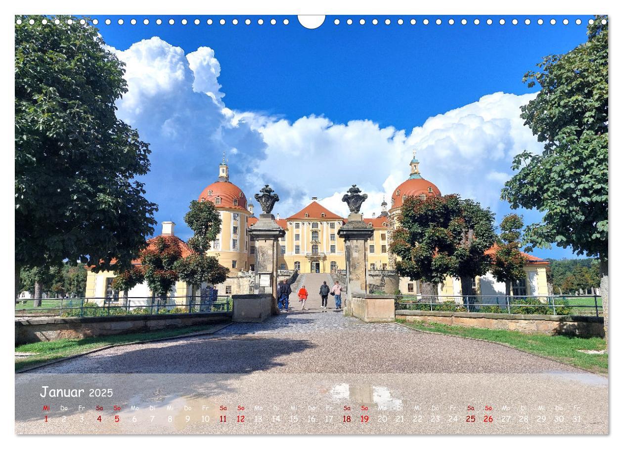 Bild: 9783383936678 | Schloss Moritzburg und das Fasanenschlösschen (Wandkalender 2025...