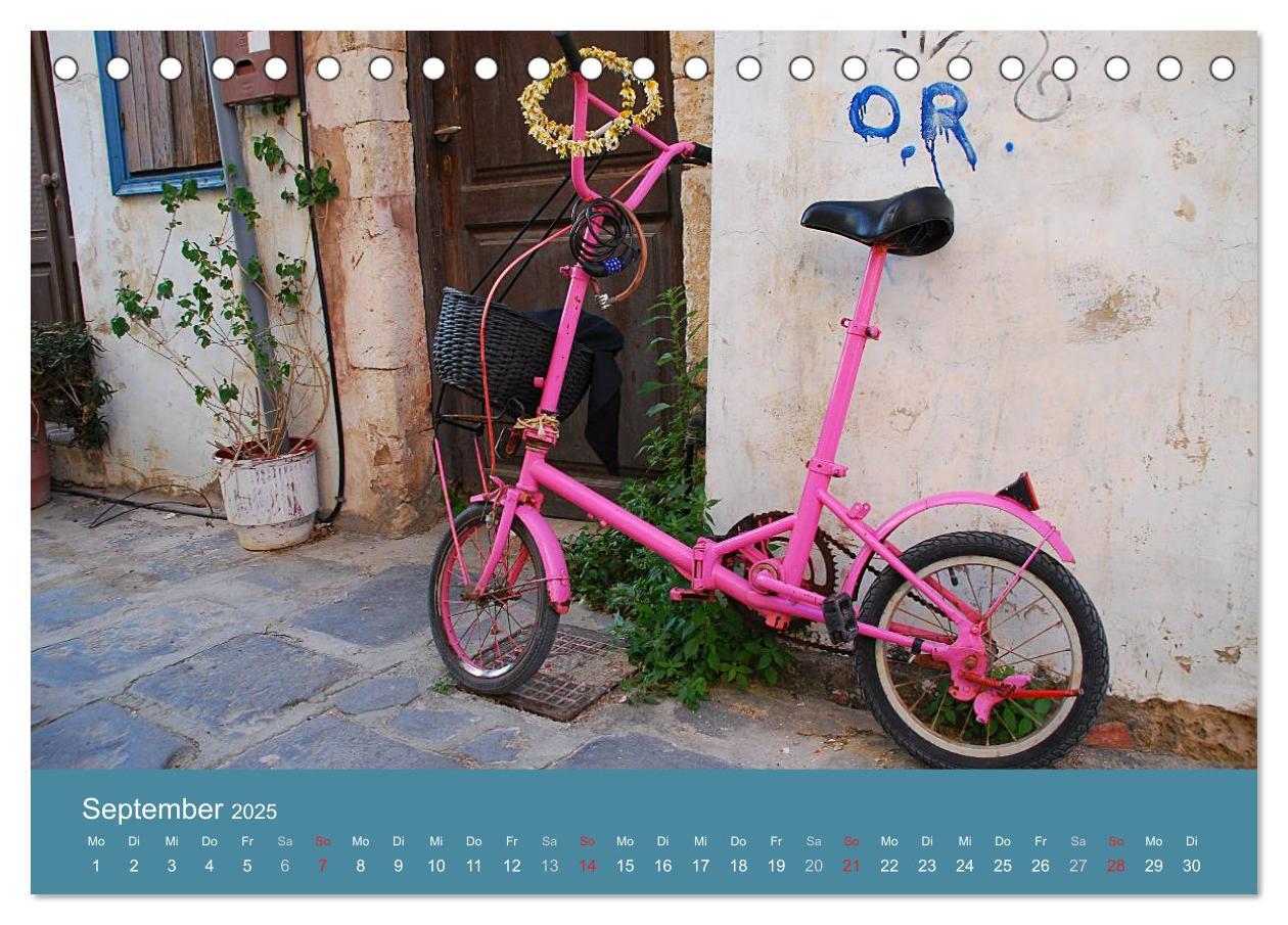 Bild: 9783435669028 | Das Fahrrad 2025 (Tischkalender 2025 DIN A5 quer), CALVENDO...