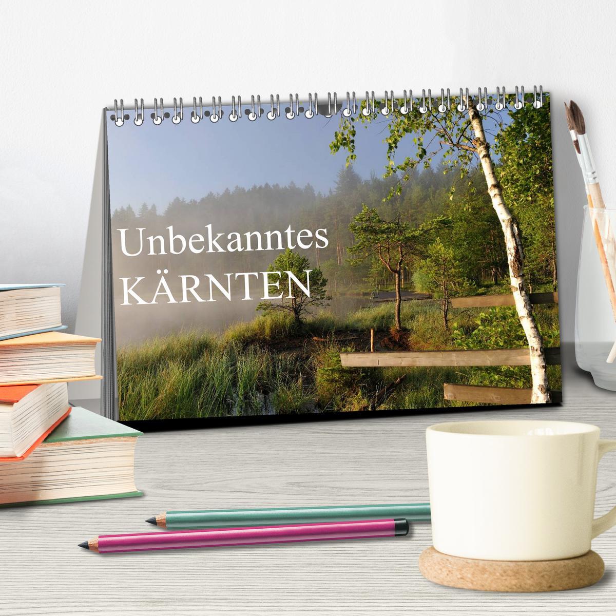 Bild: 9783435484096 | Unbekanntes Kärnten (Tischkalender 2025 DIN A5 quer), CALVENDO...