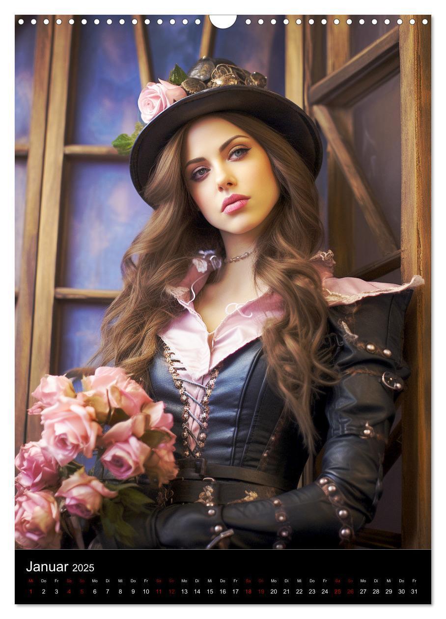 Bild: 9783435864157 | Steampunk. Faszinierend schöne Frauenportraits (Wandkalender 2025...