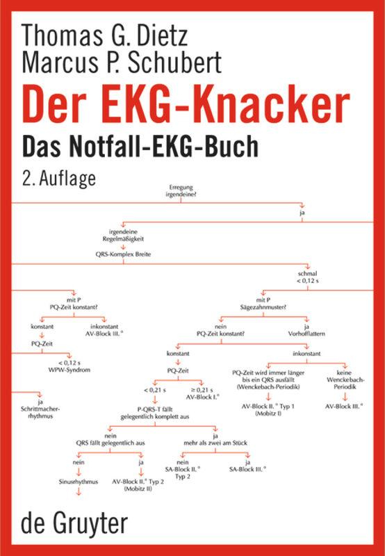 Cover: 9783110190595 | Der EKG-Knacker | Das Notfall-EKG-Buch | Thomas G. Dietz (u. a.) | X