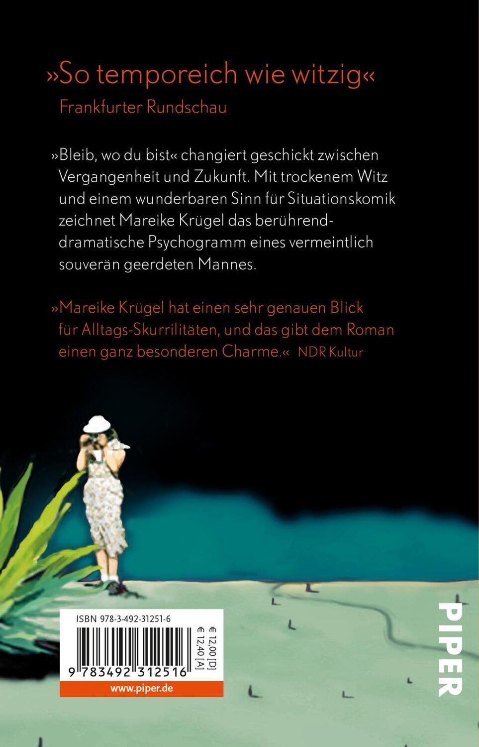 Rückseite: 9783492312516 | Bleib, wo du bist | Roman | Mareike Krügel | Taschenbuch | 232 S.