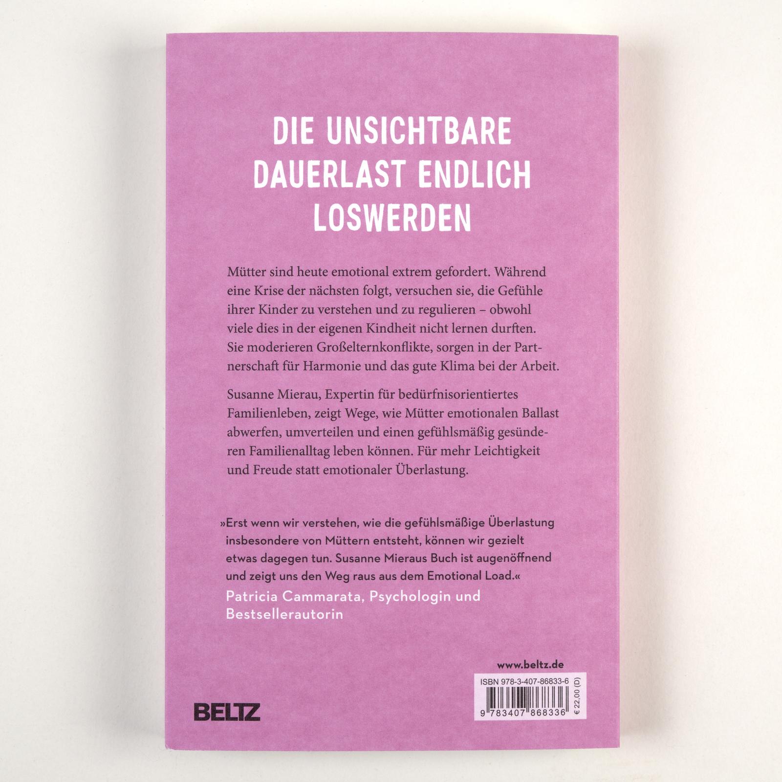 Rückseite: 9783407868336 | Emotional Load | Wie Mütter frei von emotionaler Überlastung werden