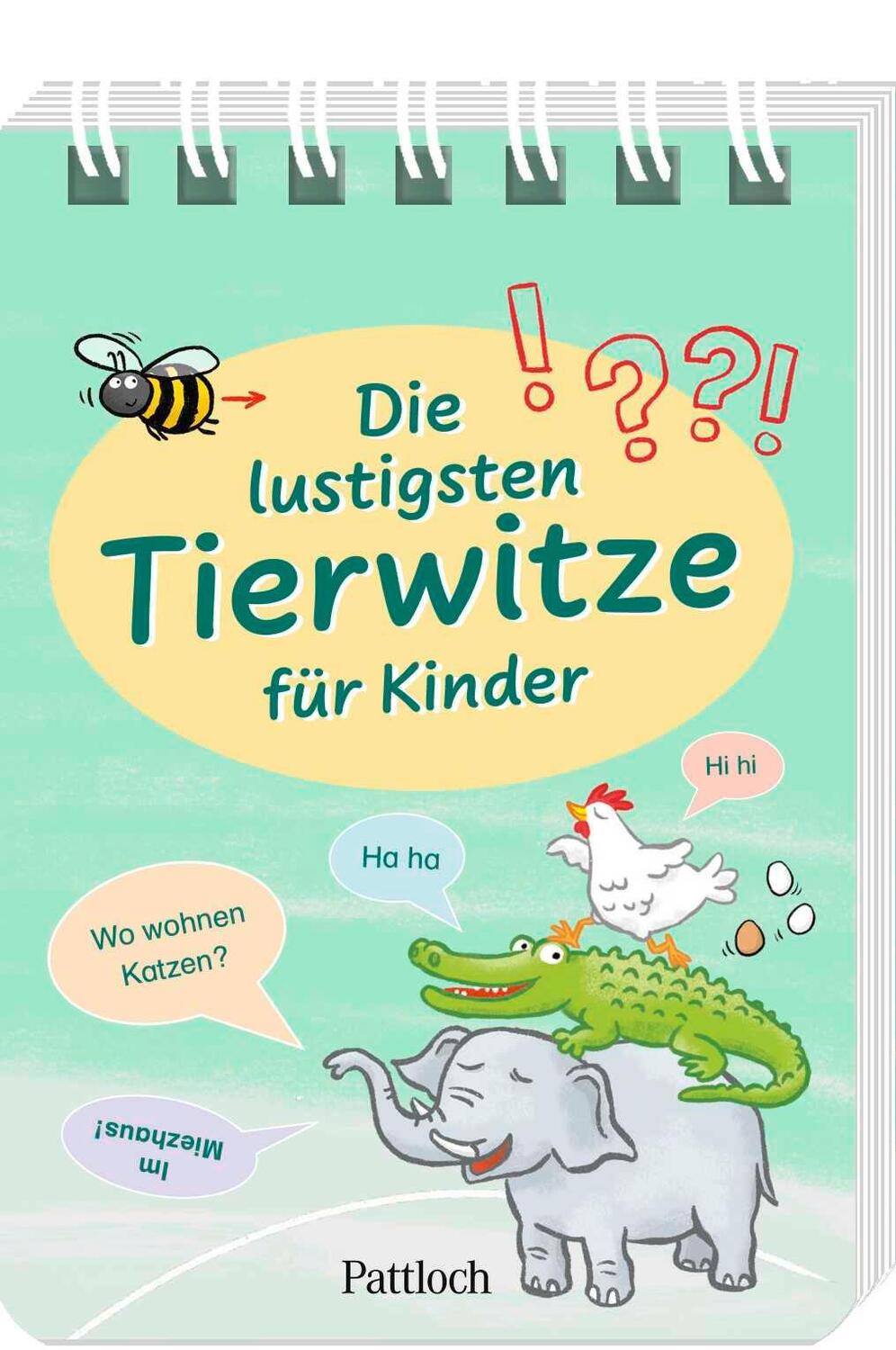 Cover: 9783629008589 | Die lustigsten Tierwitze für Kinder | Jutta Wetzel | Taschenbuch