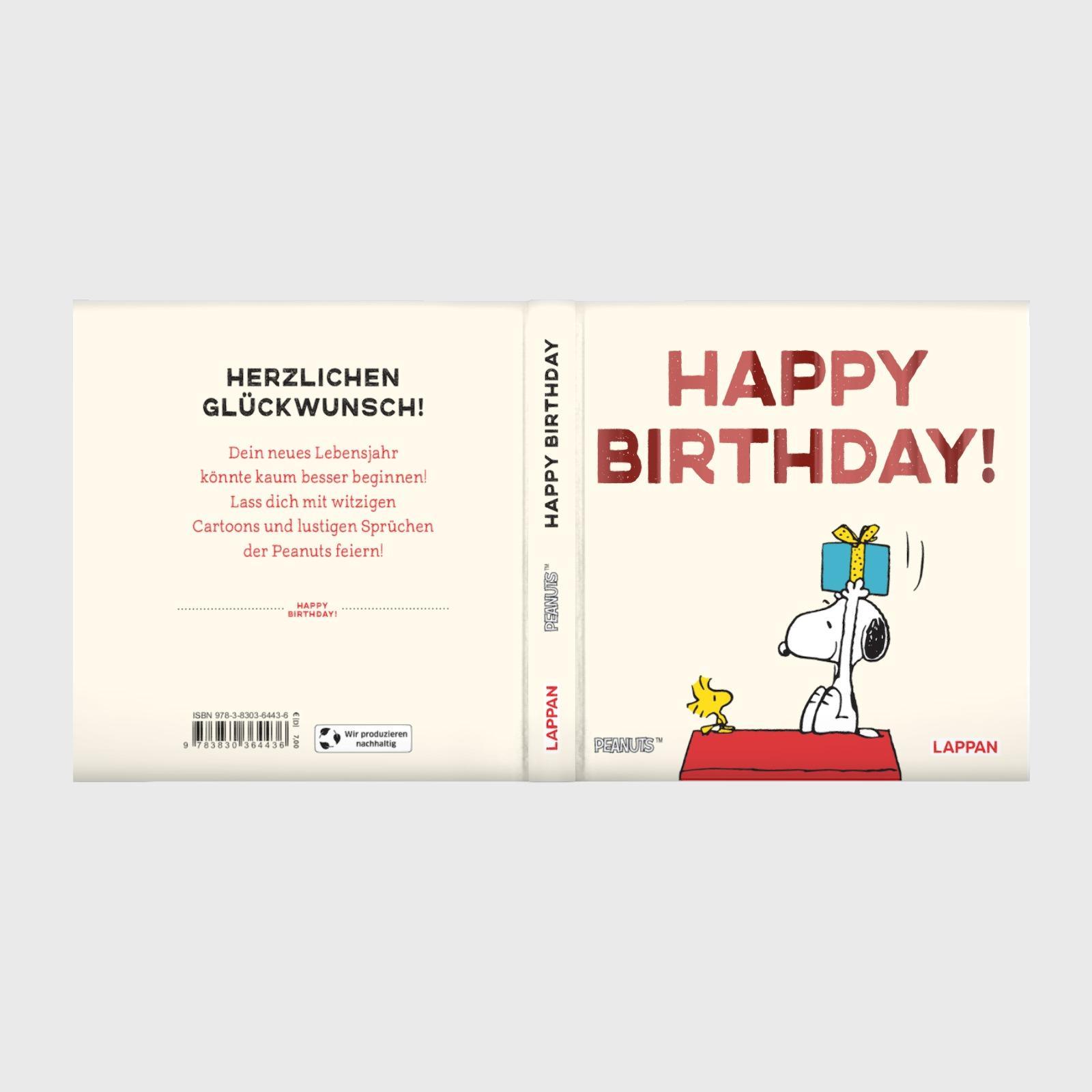 Bild: 9783830364436 | Peanuts Geschenkbuch: Happy Birthday! | Charles M. Schulz | Buch