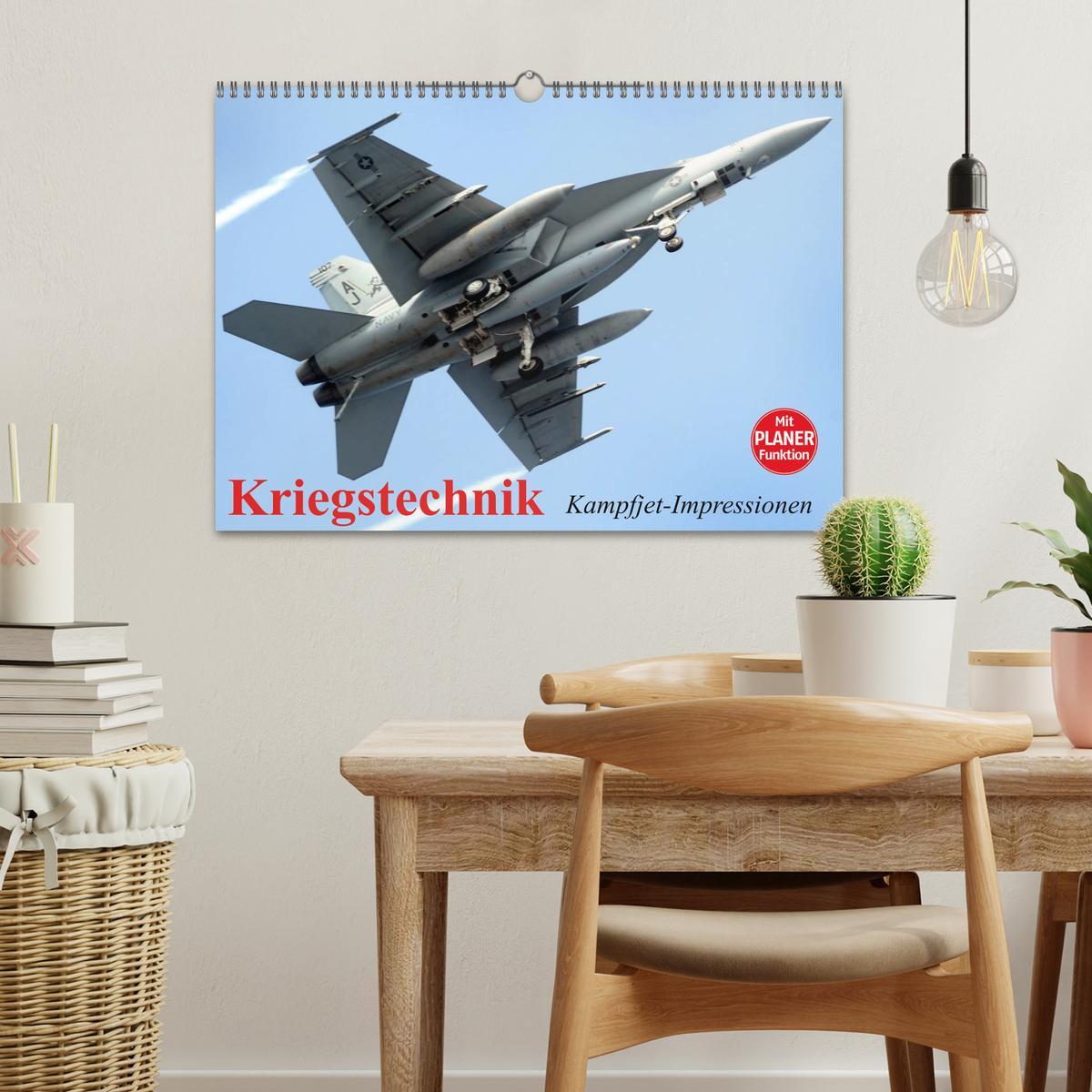 Bild: 9783435529964 | Kriegstechnik. Kampfjet-Impressionen (Wandkalender 2025 DIN A3...