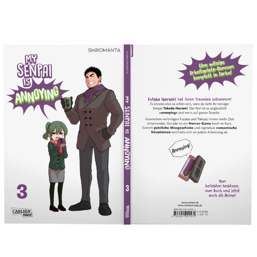 Bild: 9783551021571 | My Senpai is Annoying 3 | Shiromanta | Taschenbuch | Großtaschenbuch