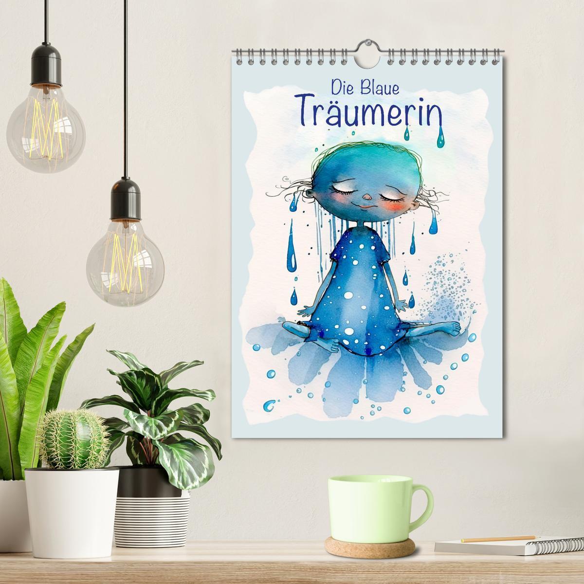 Bild: 9783435874354 | Die Blaue Träumerin (Wandkalender 2025 DIN A4 hoch), CALVENDO...