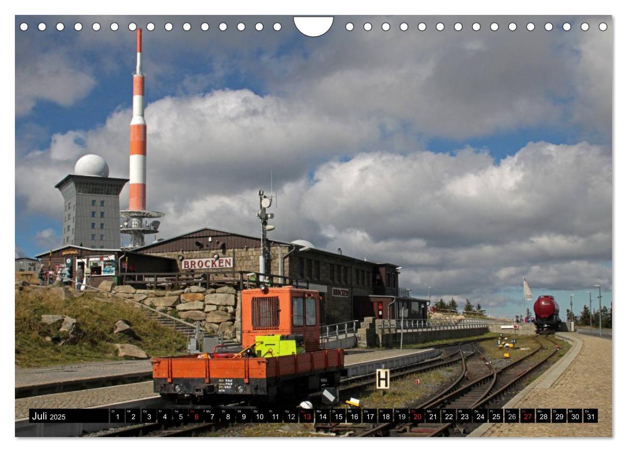 Bild: 9783435754960 | Die Brockenbahn - Mit Volldampf durch den Harz (Wandkalender 2025...