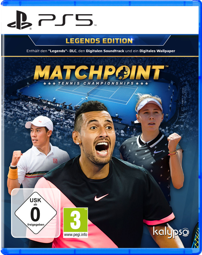 Cover: 4260458362587 | Matchpoint - Tennis Championships Legends Edition, 1 PS5-Blu-Ray-Disc