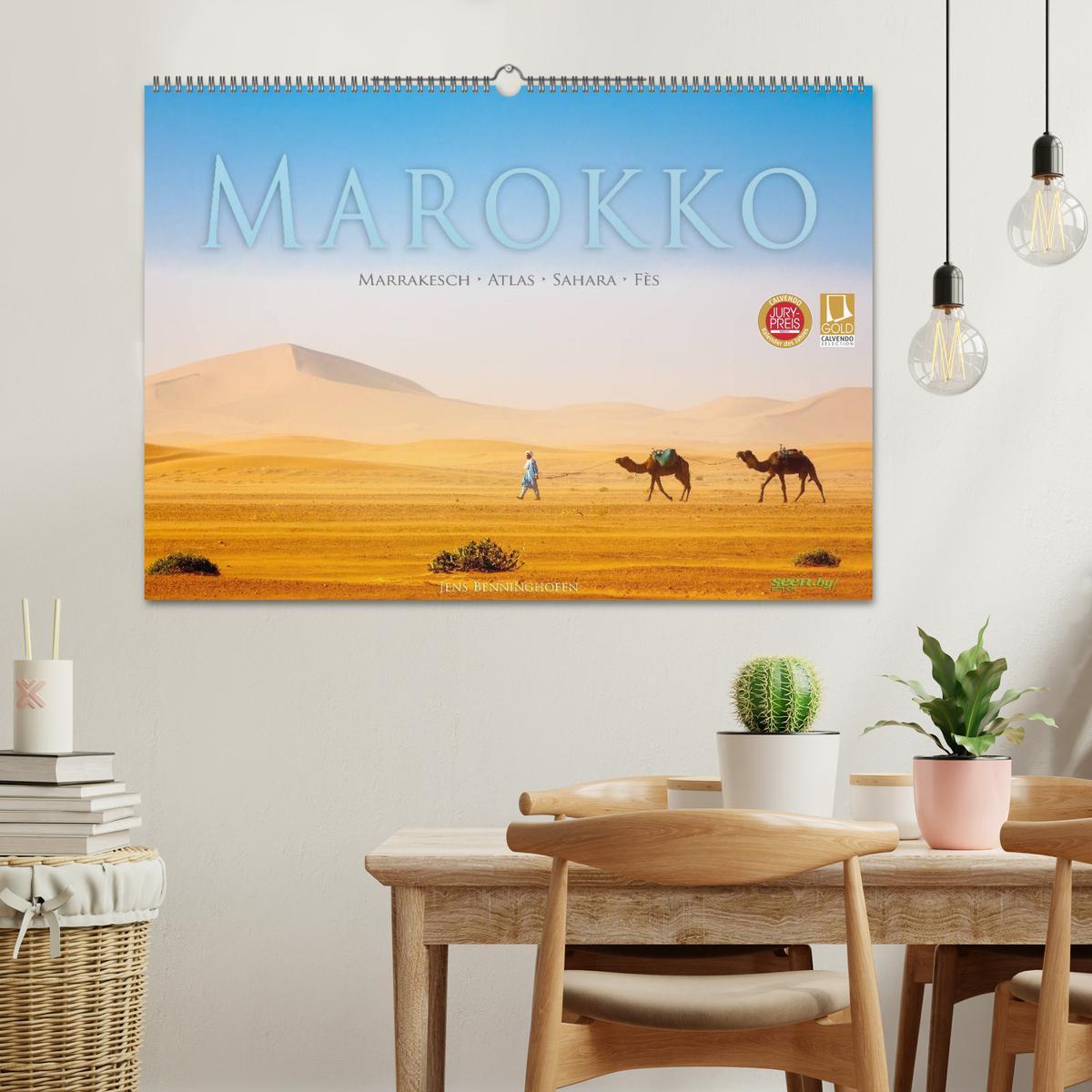 Bild: 9783435477104 | Marokko: Marrakesch, Atlas, Sahara, Fès (Wandkalender 2025 DIN A2...