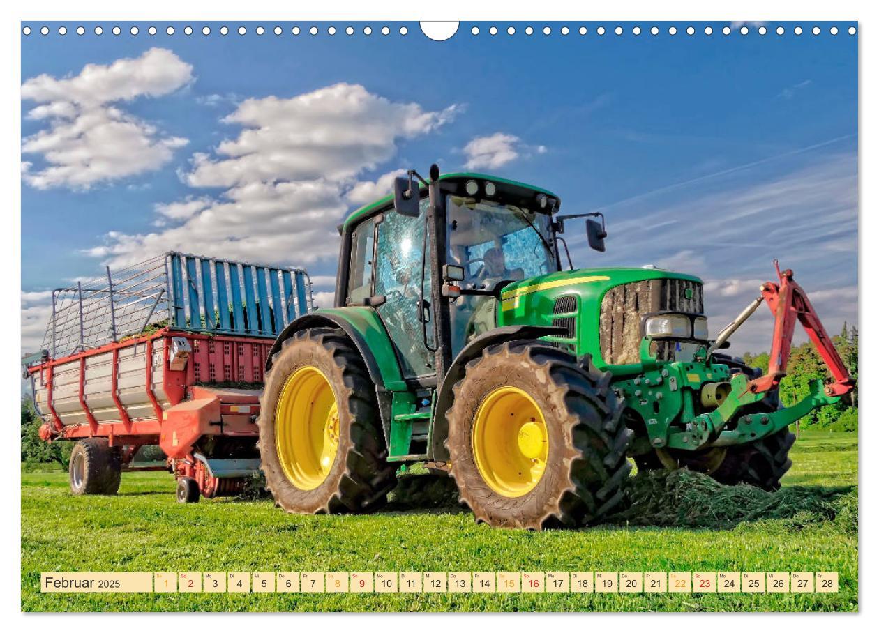 Bild: 9783435299454 | Traktoren - Giganten in der Landwirtschaft (Wandkalender 2025 DIN...