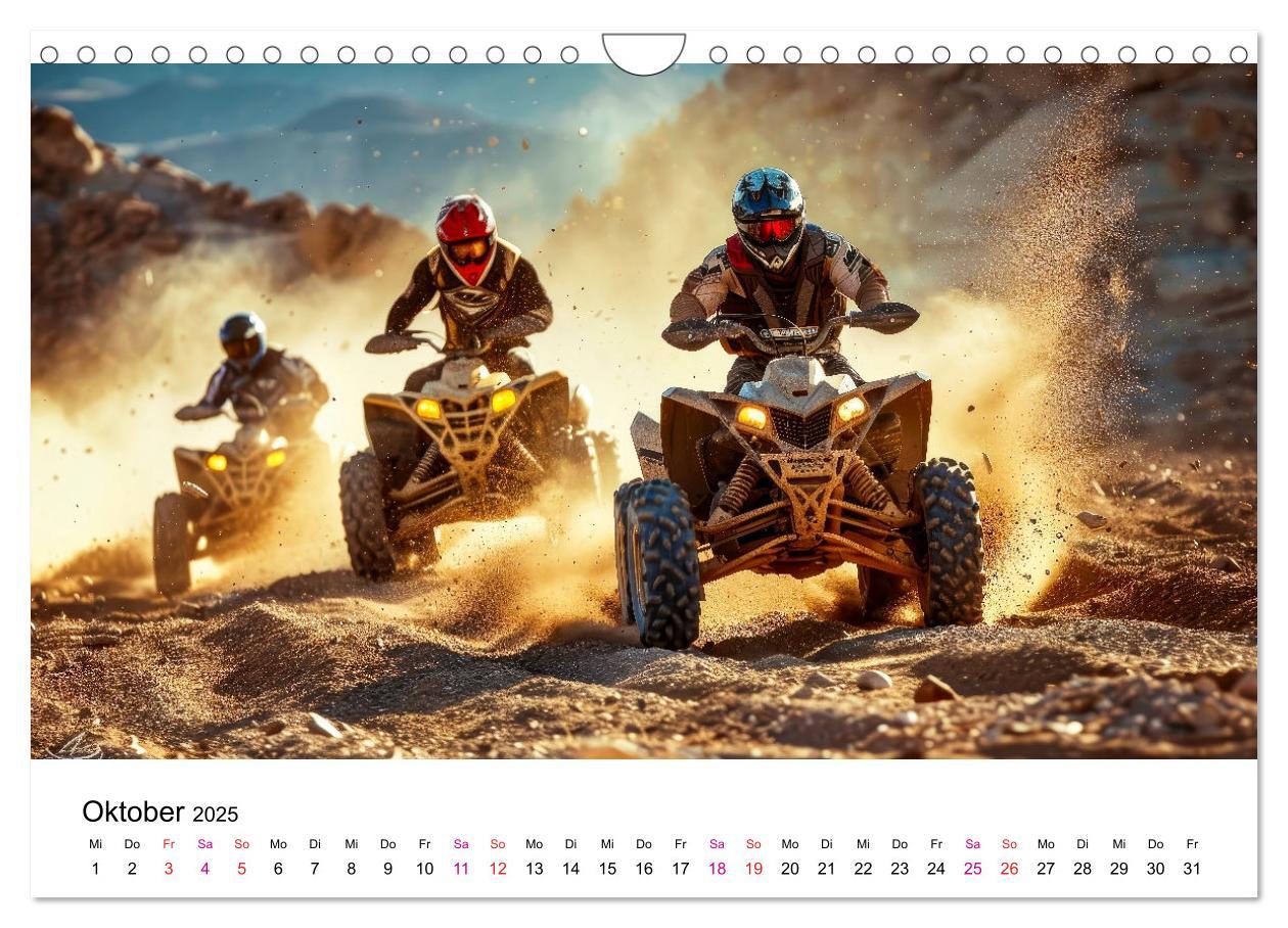 Bild: 9783457146651 | Quad Erlebnisse (Wandkalender 2025 DIN A4 quer), CALVENDO...