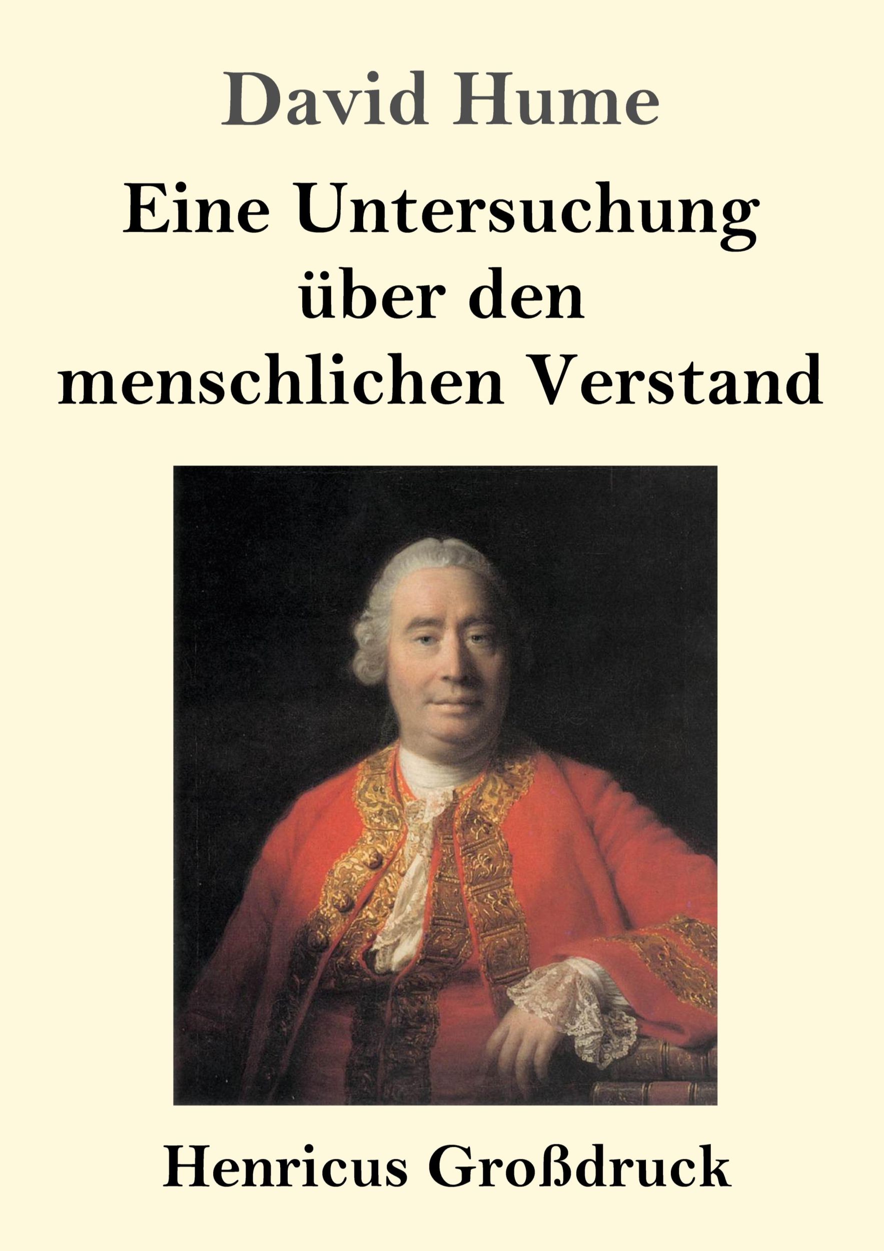 Cover: 9783847834953 | Eine Untersuchung über den menschlichen Verstand (Großdruck) | Hume