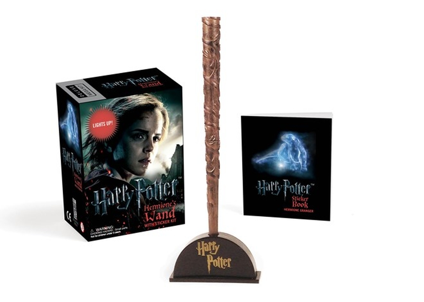 Cover: 9780762459322 | Harry Potter Hermione's Wand with Sticker Kit | Lights Up! | Press